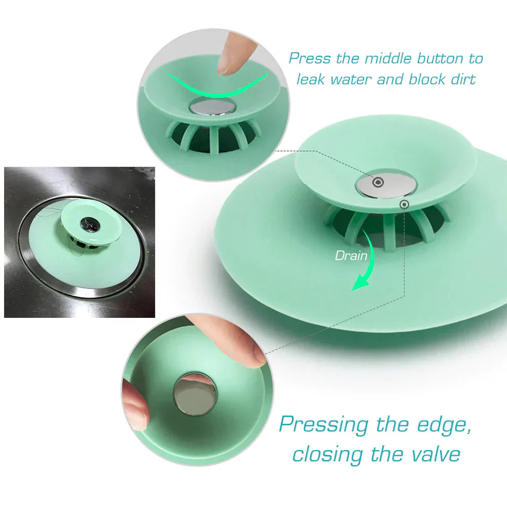 Bouchon de Drain en Silicone Universel